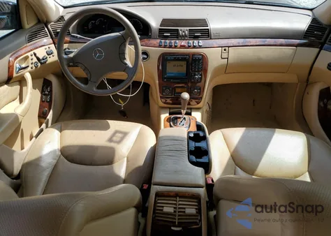 2002 Mercedes-Benz S 500 from USA, damaged, VIN WDBNG75J62A311228